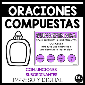 Preview of Oraciones Compuestas | Conjunciones Subordinantes