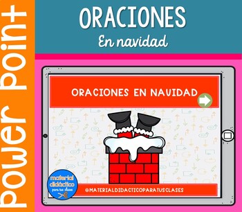 Preview of Oraciones en navidad- PowerPoint -Spanish resources prayers