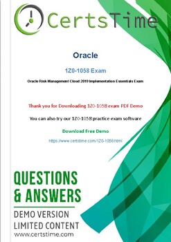 Oracle Risk Management Cloud (1Z0-1058) Braindumps PDF by stephens victor