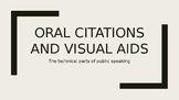 Oral Citations and Visual Aids PowerPoint