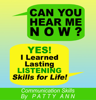 Preview of Listening Comprehension Social Skills for Oral Communication in Relationships