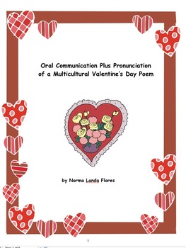 Preview of Oral Communication Plus ESL Pronunciation of a Multicultural Valentine Poem