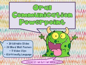 Preview of Oral Communication Powerpoint