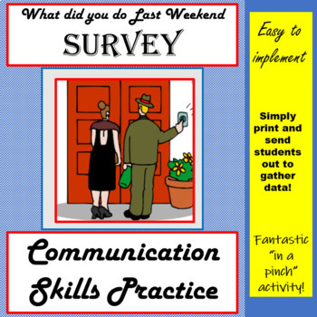 Preview of Oral Communication Skills Practice Survey 1