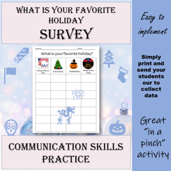 Preview of Oral Communication Skills Practice Survey 5
