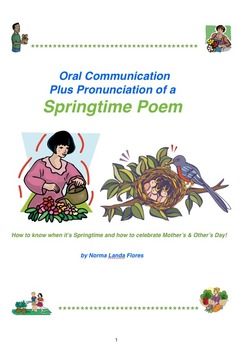 Preview of ESL Oral Communication + Pronunciation of a Springtime Poem for Moms