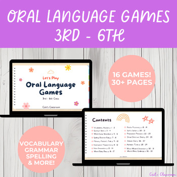 Preview of Daily Oral Languages Games (3rd - 6th Class) (Digital Resource)