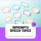 Oral Literacy: Impromptu Speech Topics