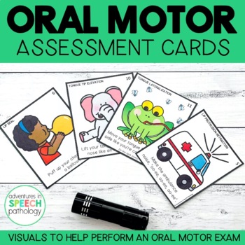 Preview of Oral Motor Exam Assessment Cards