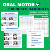 Oral Motor Exercises Patient Handouts & Trackers