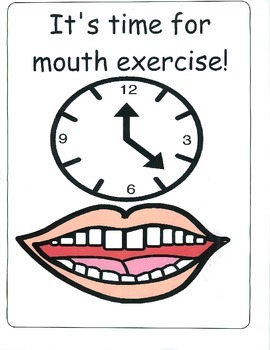 Preview of Oral Motor /Mouth Exercises/Speech Therapy