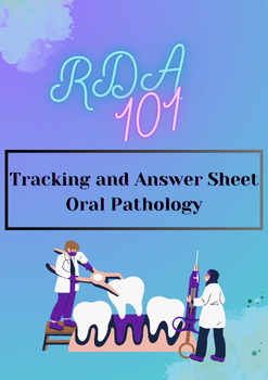 Preview of Oral Pathology Exam Tracking and Answer Sheet