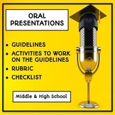 oral presentation checklist for elementary students