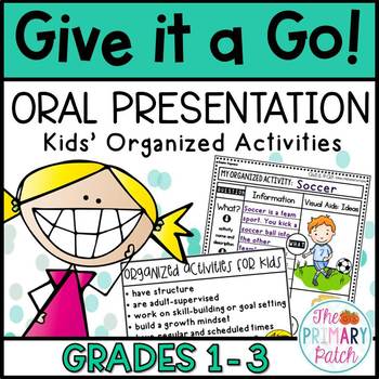 oral presentation ideas for grade 2