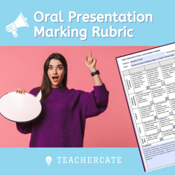 oral presentation marking guide