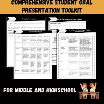 Preview of Oral Presentation Toolkit - Rubrics Lesson Plans and Handouts