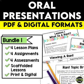 Preview of Oral Presentations Bundle