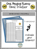 Oral Reading Fluency Goal Sheet