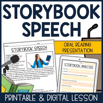 Preview of Oral Reading & Interpretation | Public Speaking Lesson Plan | Print and Digital