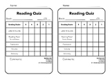 Oral Reading Quiz and Test Evaluation, Abeka, Kindergarten