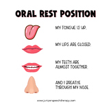 Oral Rest Position Poster