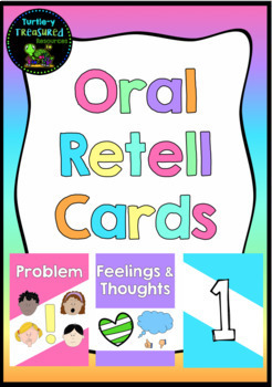 Preview of Oral Retell Cards - Text Structure Focus