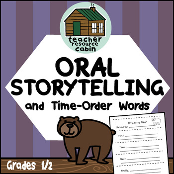 Preview of Oral Storytelling and Time-Order Words (Grade 1 Language)
