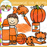 Orange Color Objects Clip Art