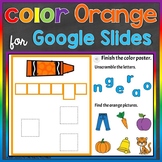 Orange Color Recognition Color Word Google Slides Distance
