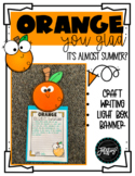 Orange Craft & Writing