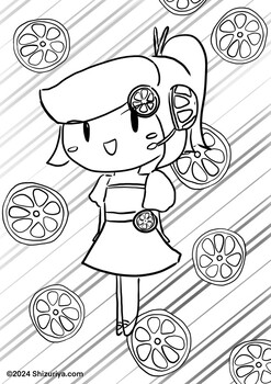 Fashion Girls Coloring Book, Printable Kids Coloring Pages By Orange Brush  Studio