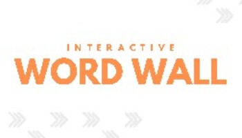 Preview of Orange Pack QR Enabled Interactive Word Wall Cards IRLA Supplement