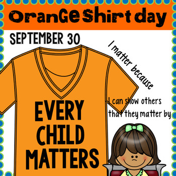 Orange Shirt Day Activities Worksheets Teachers Pay Teachers