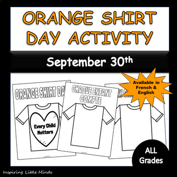 Preview of Orange Shirt Day Art Activity in French and English