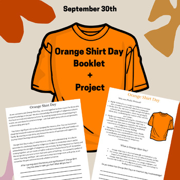 Preview of Orange Shirt Day Booklet- September 30th