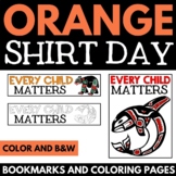 Orange Shirt Day Bookmarks and Coloring Pages - Every Chil