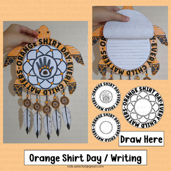 Preview of Orange Shirt Day Bulletin Board Writing Activities Every Child Matters Craft Art