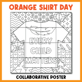 Orange Shirt Day Collaborative Poster Art Coloring pages |