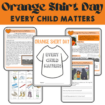Preview of Orange Shirt Day Learning Booklet - Every Child Matters
