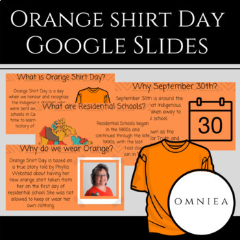 Preview of Orange Shirt Day Google Slide Presentation