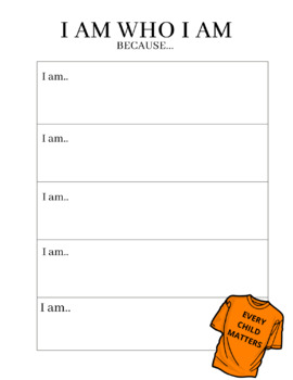 Preview of Orange Shirt Day - I am who I am because...