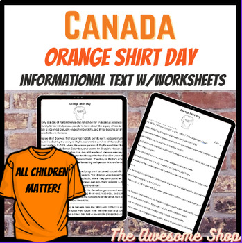 Preview of Orange Shirt Day Informational Text for Middle and High School