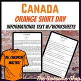 Orange Shirt Day Informational Text for Middle and High School
