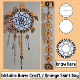 Orange Shirt Day Kindergarten Name Craft Writing Activitie