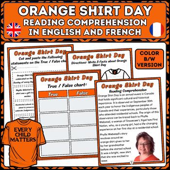 Preview of Orange Shirt Day Reading Comprehension - Indigenous History & Día de la Raza
