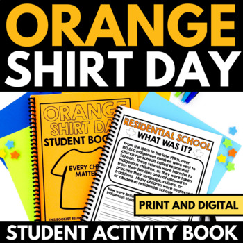 Preview of Orange Shirt Day - Residential Schools - Truth and Reconciliation Activities