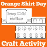 Orange Shirt Day Worksheet Craft Activity | Kindergarten 1