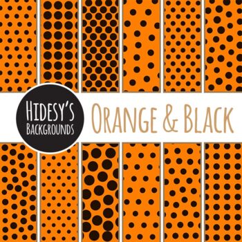 orange and black backgrounds