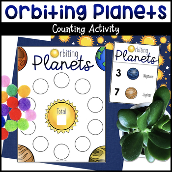 Preview of Orbiting Planets Space Counting Activity & Planet Sorting Science Activity