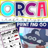 Orca Whale Craft and Glyph